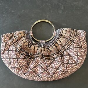 NWT Anthropology beaded purse
